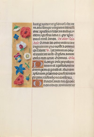 Ore di Isabella la Cattolica, regina di Spagna: Fol. 152v da Master of the First Prayerbook of Maximillian