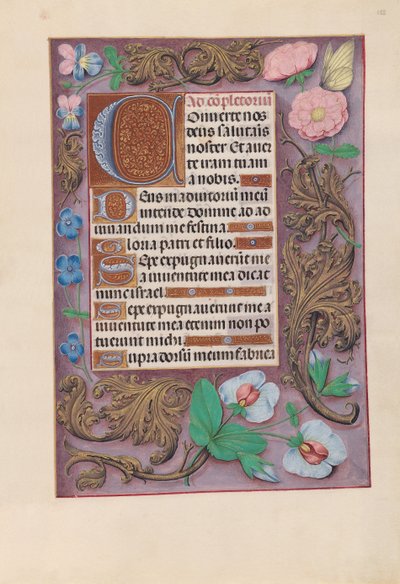 Ore di Isabella la Cattolica, Regina di Spagna: Fol. 155r, c. 1500 da Master of the First Prayerbook of Maximillian