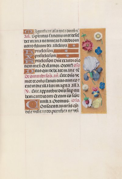 Ore di Isabella la Cattolica, Regina di Spagna: Fol. 161r, c. 1500 da Master of the First Prayerbook of Maximillian