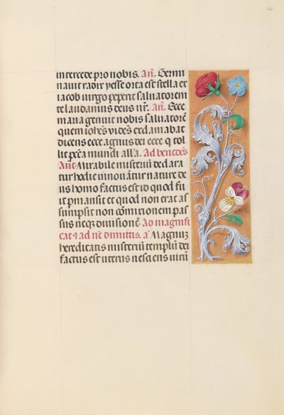 Ore di Isabella la Cattolica, Regina di Spagna: Fol. 166r, c. 1500 da Master of the First Prayerbook of Maximillian