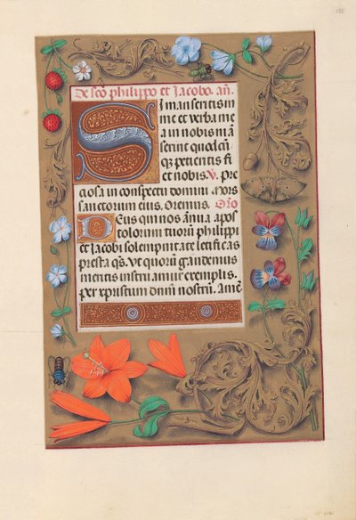 Ore di Isabella la Cattolica, Regina di Spagna: Fol. 176r, c. 1500 da Master of the First Prayerbook of Maximillian