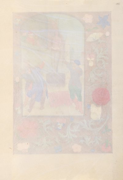 Ore della regina Isabella la Cattolica, regina di Spagna:  Fol. 177r da Master of the First Prayerbook of Maximillian