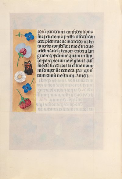Ore di Isabella la Cattolica, regina di Spagna: Fol. 182v, c. 1500 da Master of the First Prayerbook of Maximillian