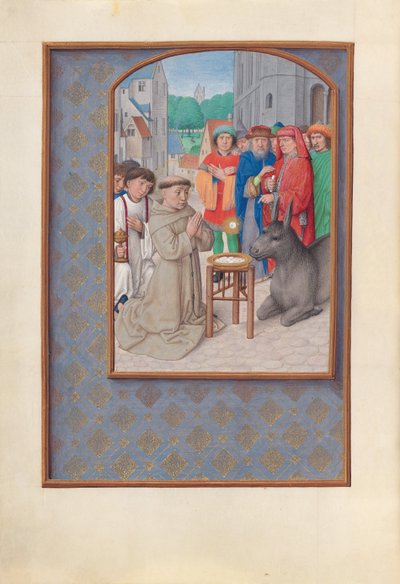 Ore di Isabella la Cattolica, Regina di Spagna: Fol. 187v, Sant