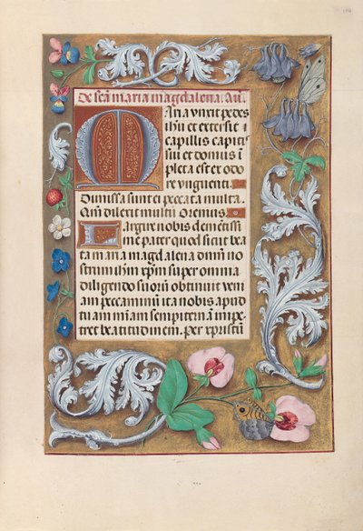 Ore di Isabella la Cattolica, regina di Spagna: Fol. 194r da Master of the First Prayerbook of Maximillian