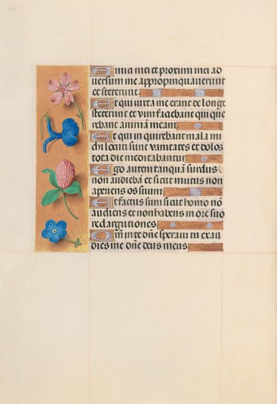 Ore della regina Isabella la Cattolica, regina di Spagna: Fol. 203v, c.1500 da Master of the First Prayerbook of Maximillian