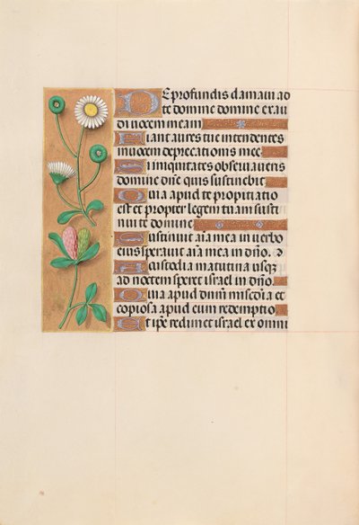 Ore di Isabella la Cattolica, Regina di Spagna: Fol. 208v da Master of the First Prayerbook of Maximillian