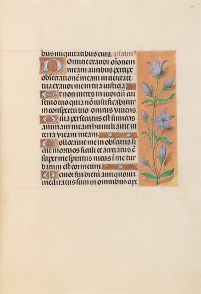 Ore di Isabella la Cattolica, Regina di Spagna: Fol. 209r, c. 1500 da Master of the First Prayerbook of Maximillian