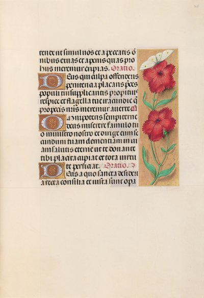 Ore di Isabella la Cattolica, Regina di Spagna: Fol. 217r, c. 1500 da Master of the First Prayerbook of Maximillian