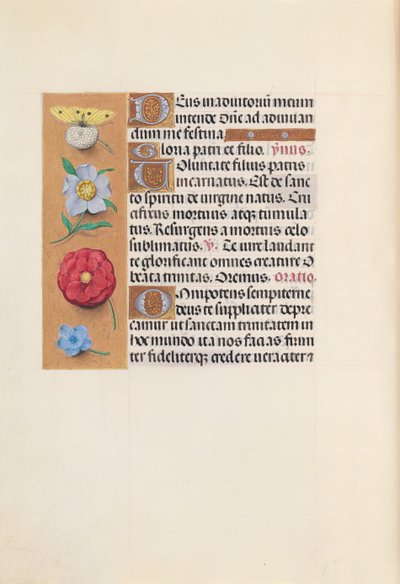 Ore della regina Isabella la Cattolica, regina di Spagna: Fol. 21v, c. 1500 da Master of the First Prayerbook of Maximillian