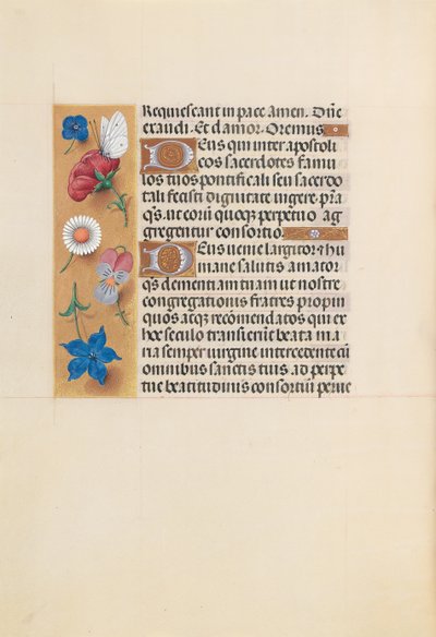 Ore di Isabella la Cattolica, Regina di Spagna: Fol. 225v, c. 1500 da Master of the First Prayerbook of Maximillian