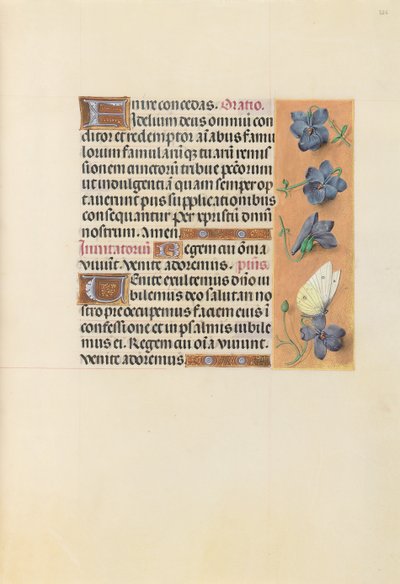 Ore di Isabella la Cattolica, Regina di Spagna: Fol. 226r, c. 1500 da Master of the First Prayerbook of Maximillian