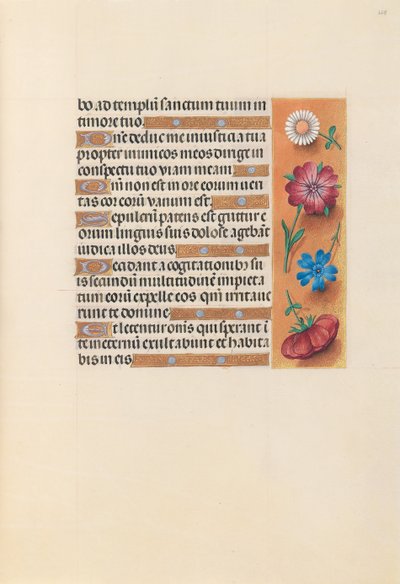 Ore della Regina Isabella la Cattolica, Regina di Spagna: Fol. 228r, c. 1500 da Master of the First Prayerbook of Maximillian
