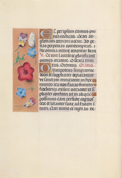Ore della regina Isabella la Cattolica, regina di Spagna:  Fol. 22v da Master of the First Prayerbook of Maximillian