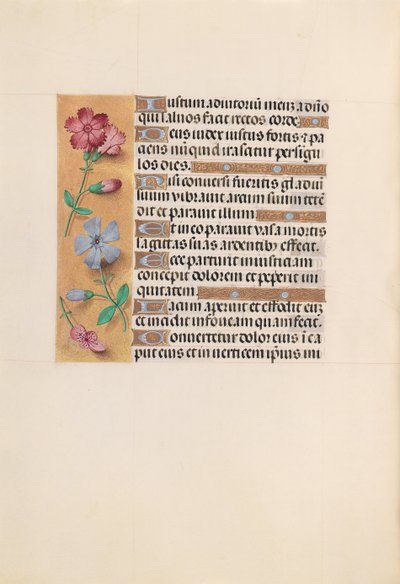 Ore di Isabella la Cattolica, Regina di Spagna: Fol. 230v, c. 1500 da Master of the First Prayerbook of Maximillian