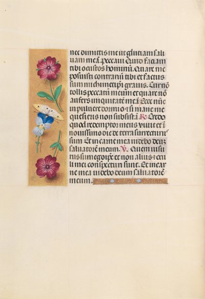 Ore di Isabella la Cattolica, regina di Spagna: Fol. 231v, c. 1500 da Master of the First Prayerbook of Maximillian