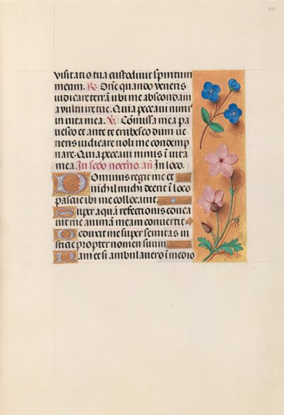 Ore di Isabella la Cattolica, Regina di Spagna: Fol. 233r, c. 1500 da Master of the First Prayerbook of Maximillian