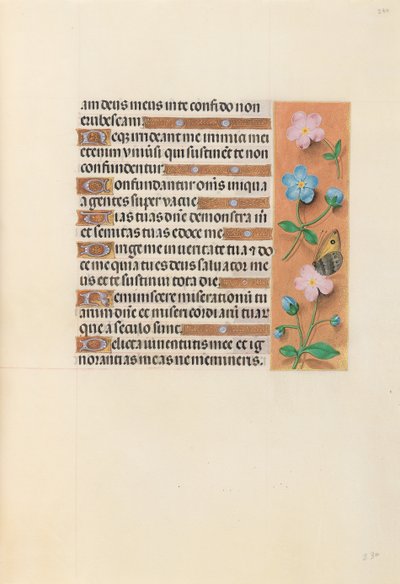 Ore di Isabella la Cattolica, Regina di Spagna: Fol. 234r, c. 1500 da Master of the First Prayerbook of Maximillian