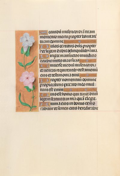 Ore di Isabella la Cattolica, regina di Spagna: Fol. 234v da Master of the First Prayerbook of Maximillian