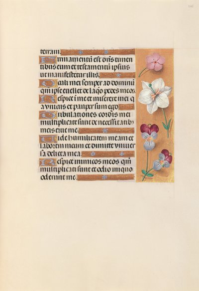 Ore della regina Isabella la Cattolica, regina di Spagna: Fol. 235r, c. 1500 da Master of the First Prayerbook of Maximillian