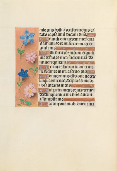 Ore della Regina Isabella la Cattolica, Regina di Spagna: Fol. 236v, c. 1500 da Master of the First Prayerbook of Maximillian