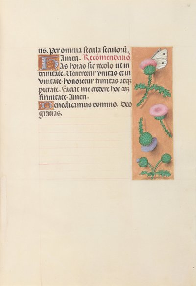 Ore della Regina Isabella la Cattolica, Regina di Spagna: Fol. 23r da Master of the First Prayerbook of Maximillian