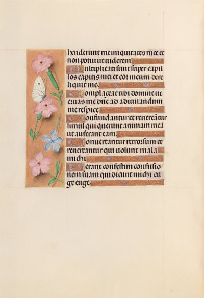 Ore di Isabella la Cattolica, Regina di Spagna: Fol. 240v, c. 1500 da Master of the First Prayerbook of Maximillian