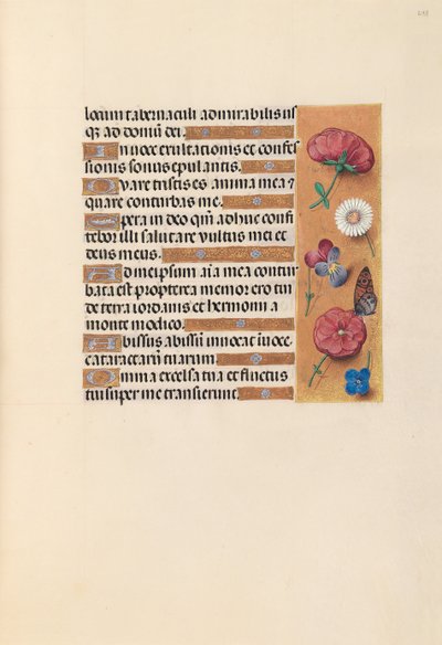Ore di Isabella la Cattolica, regina di Spagna: Fol. 243r, c. 1500 da Master of the First Prayerbook of Maximillian