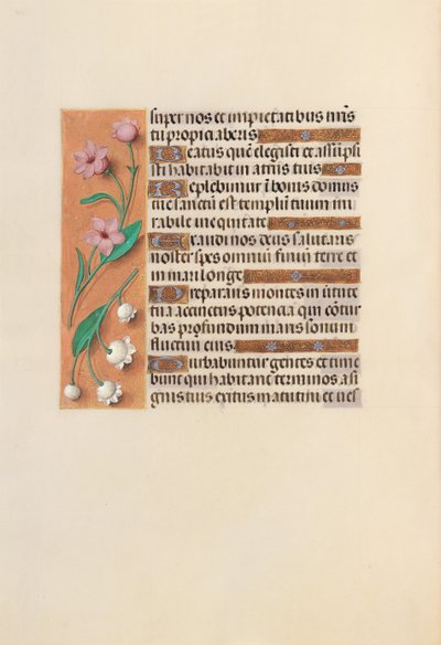 Ore di Isabella la Cattolica, Regina di Spagna: Fol. 248v, c. 1500 da Master of the First Prayerbook of Maximillian