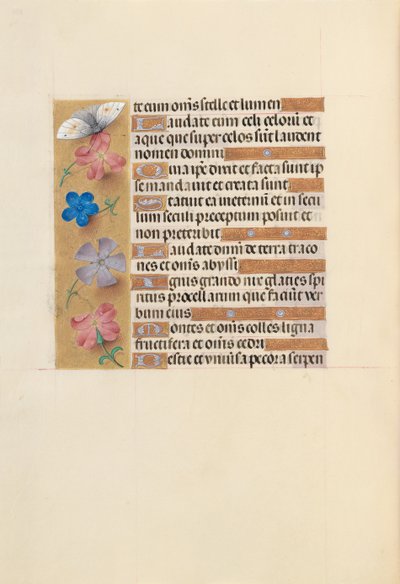 Ore della regina Isabella la Cattolica, regina di Spagna: Fol. 252v, c. 1500 da Master of the First Prayerbook of Maximillian