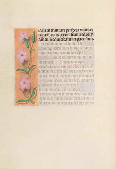 Ore di Isabella la Cattolica, Regina di Spagna: Fol. 256v, Vergine e Bambino, c. 1500 da Master of the First Prayerbook of Maximillian