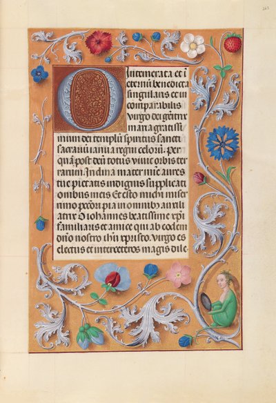 Ore di Isabella la Cattolica, Regina di Spagna: Fol. 262r, c. 1500 da Master of the First Prayerbook of Maximillian