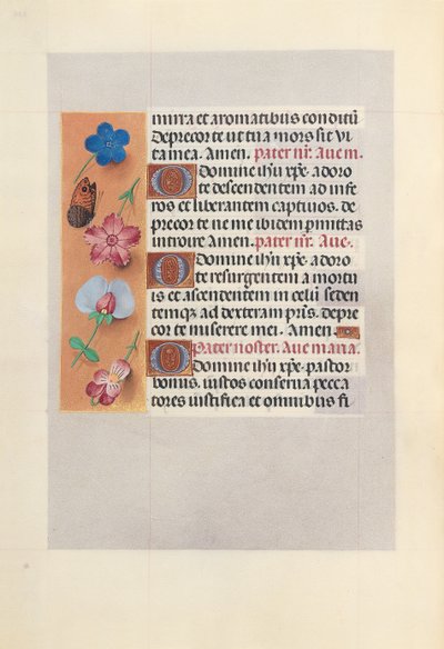 Ore di Isabella la Cattolica, Regina di Spagna: Fol. 265v, c. 1500 da Master of the First Prayerbook of Maximillian