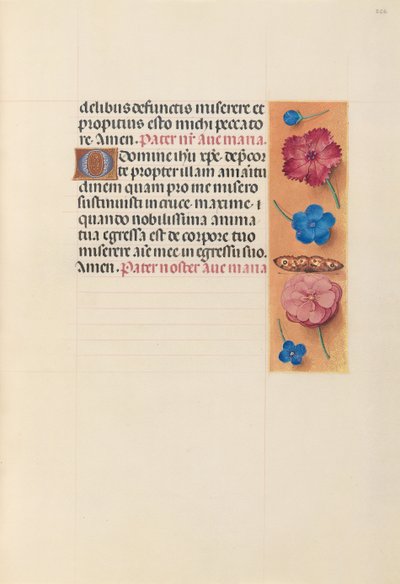 Ore della Regina Isabella la Cattolica, Regina di Spagna: Fol. 266r, c. 1500 da Master of the First Prayerbook of Maximillian