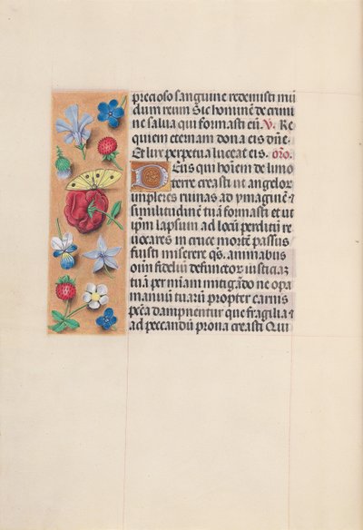 Ore di Isabella la Cattolica, Regina di Spagna: Fol. 29v, c. 1500 da Master of the First Prayerbook of Maximillian