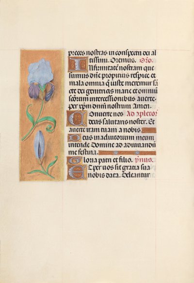 Ore di Isabella la Cattolica, regina di Spagna: Fol. 41v, c. 1500 da Master of the First Prayerbook of Maximillian