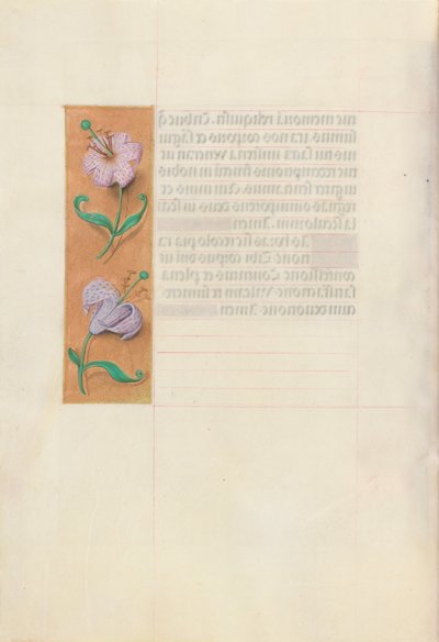 Ore di Isabella la Cattolica, Regina di Spagna: Fol. 49v, c. 1500 da Master of the First Prayerbook of Maximillian