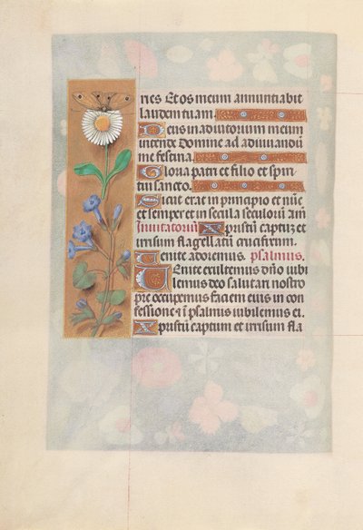 Ore di Isabella la Cattolica, Regina di Spagna: Fol. 50v da Master of the First Prayerbook of Maximillian