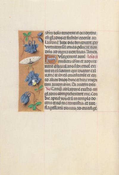 Ore di Isabella la Cattolica, Regina di Spagna: Fol. 54v, c. 1500 da Master of the First Prayerbook of Maximillian