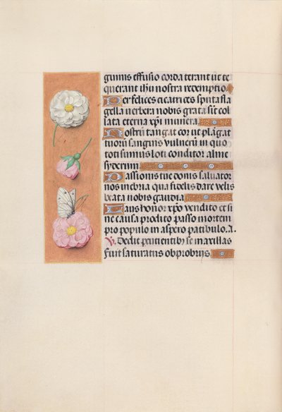 Ore di Isabella la Cattolica, Regina di Spagna: Fol. 58v, c. 1500 da Master of the First Prayerbook of Maximillian