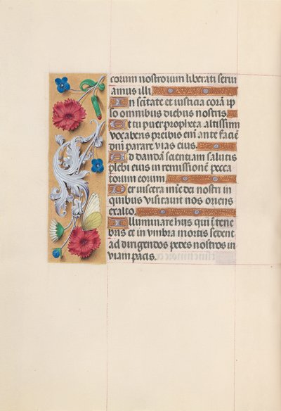 Ore della regina Isabella la Cattolica, regina di Spagna:  Fol. 59v da Master of the First Prayerbook of Maximillian
