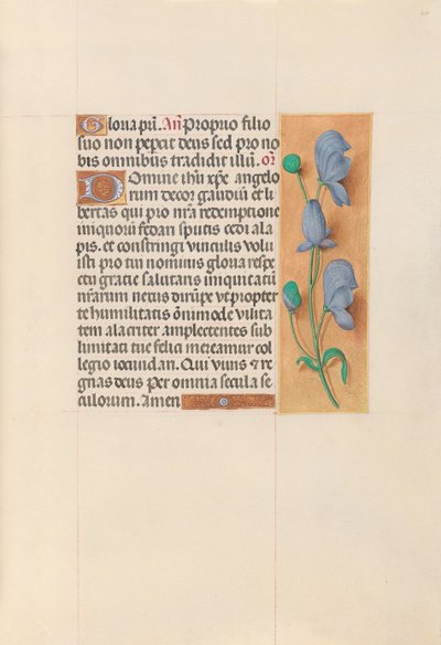 Ore di Isabella la Cattolica, Regina di Spagna: Fol. 60r, c. 1500 da Master of the First Prayerbook of Maximillian