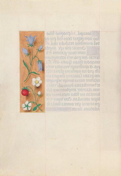 Ore della Regina Isabella la Cattolica, Regina di Spagna: Fol. 60v, c. 1500 da Master of the First Prayerbook of Maximillian