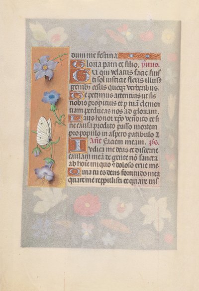 Ore di Isabella la Cattolica, Regina di Spagna: Fol. 61v da Master of the First Prayerbook of Maximillian