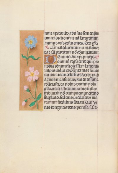 Ore della Regina Isabella la Cattolica, Regina di Spagna: Fol. 62v, c. 1500 da Master of the First Prayerbook of Maximillian