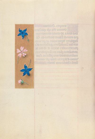 Ore di Isabella la Cattolica, Regina di Spagna: Fol. 65v, c. 1500 da Master of the First Prayerbook of Maximillian