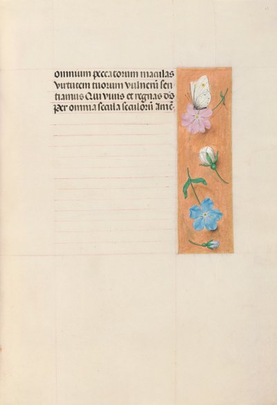 Ore di Isabella la Cattolica, regina di Spagna: Fol. 68r da Master of the First Prayerbook of Maximillian