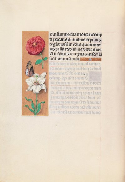 Ore di Isabella la Cattolica, Regina di Spagna: Fol. 76v, c. 1500 da Master of the First Prayerbook of Maximillian