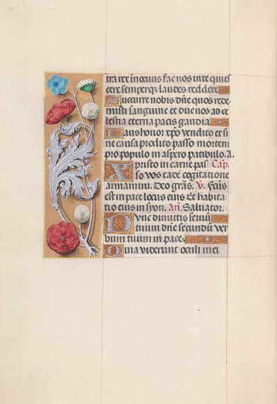 Ore di Isabella la Cattolica, regina di Spagna: Fol. 78v, c. 1500 da Master of the First Prayerbook of Maximillian