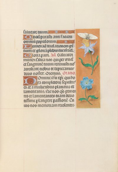 Ore della Regina Isabella la Cattolica, Regina di Spagna: Fol. 79r da Master of the First Prayerbook of Maximillian